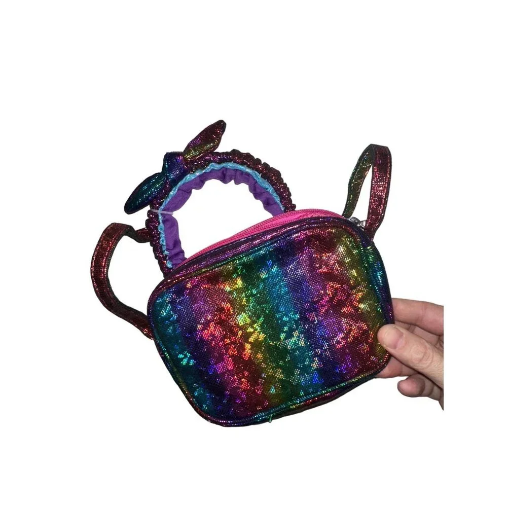 Girls On The Verge Rainbow Headband and‎ Bag Set